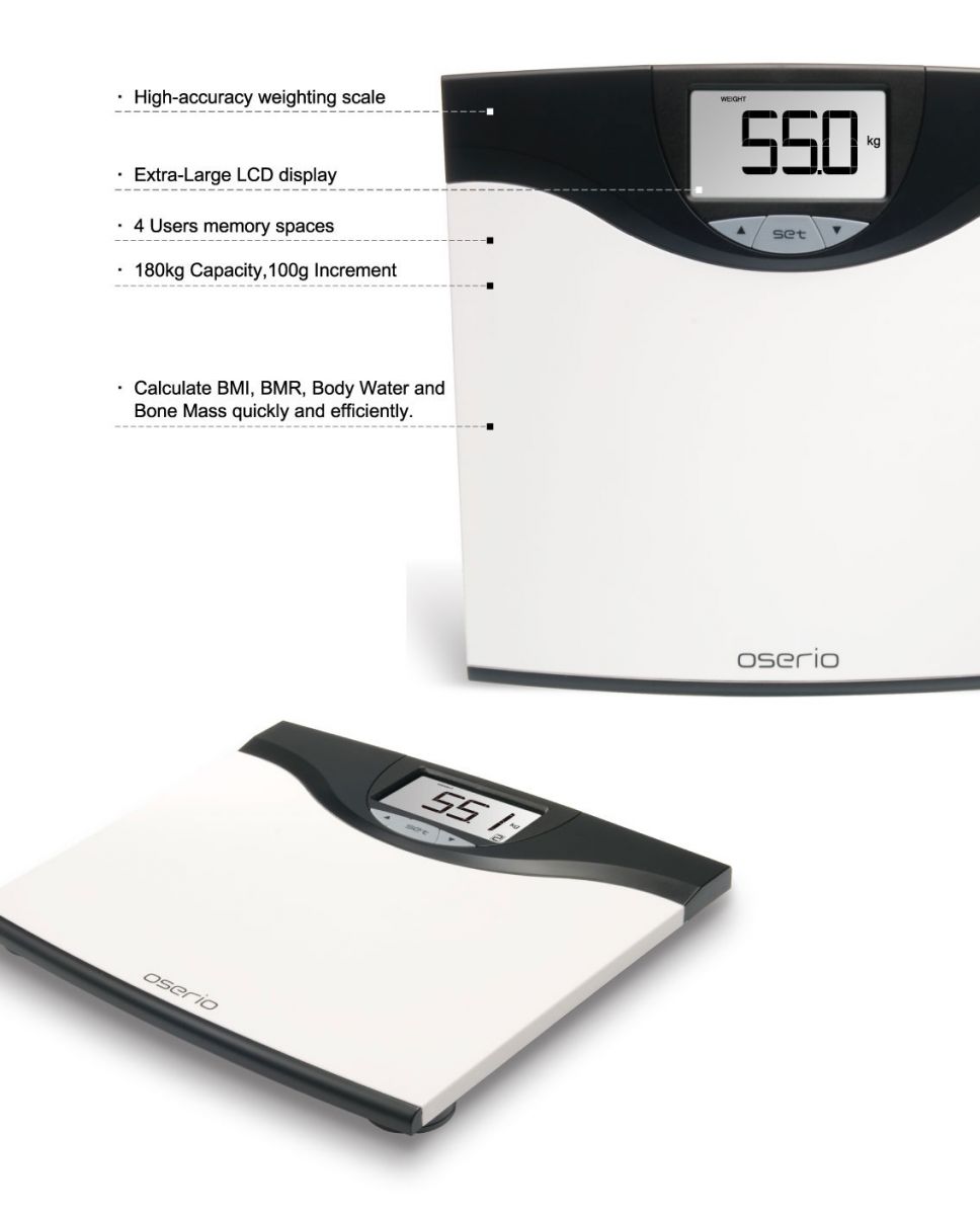 Kainkript Scale for Body Weight: Body Fat Scale BMI Scale Bathroom Scale for